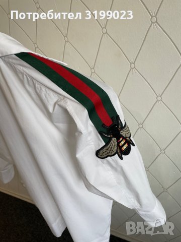 Дамска Бяла риза GUCCI, снимка 3 - Ризи - 38731977