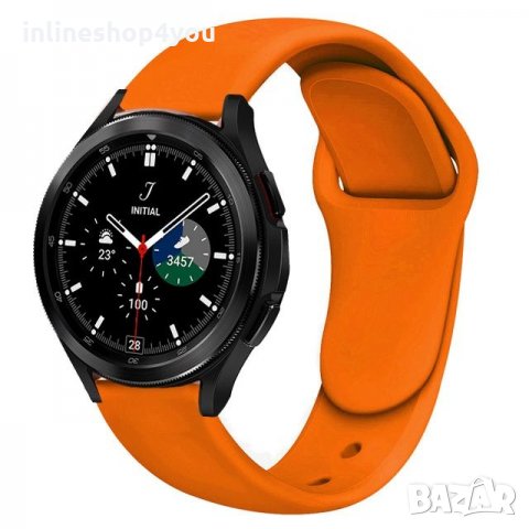 Силиконова Каишка за Huawei Watch GT3 GT2 42мм Samsung Watch 4 Active, снимка 2 - Смарт гривни - 35926086