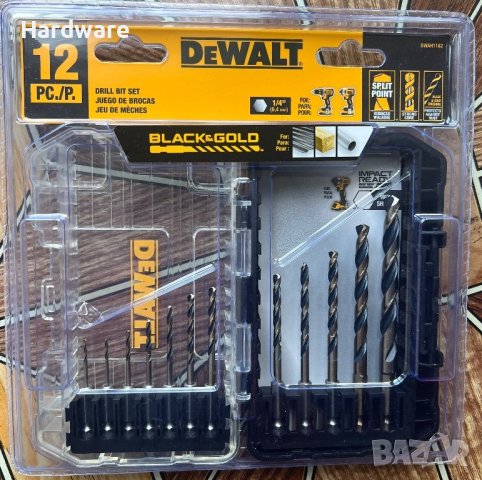 Комплект средла за винтовер Dewalt 12бр.