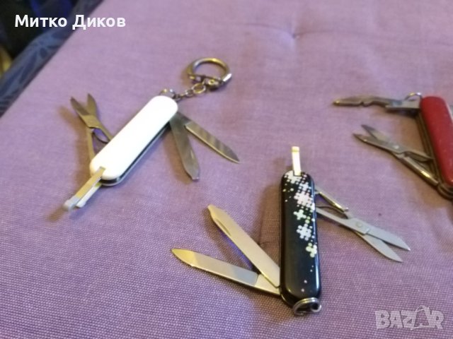 Швейцарско ножче 5 броя отлични, снимка 7 - Ножове - 44372829