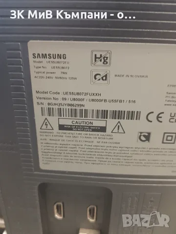 TV Samsung eu55u8072fuxxh