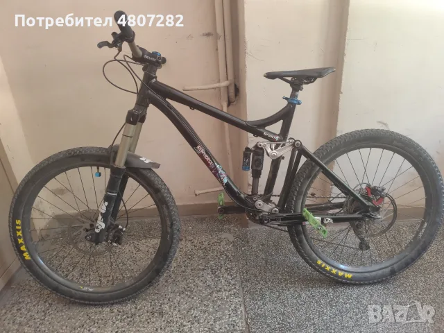 Продавам full suspension mtb колело iron horse 6point4 
