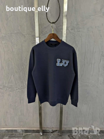 мъжка блуза - синьо, бяло, черно, снимка 2 - Блузи - 52654650