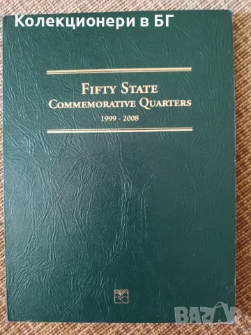 АЛБУМ 25 ЦЕНТА "50-те ЩАТА 1999 - 2008 ГОДИНА " - САЩ /виж описанието/