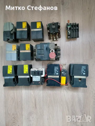  защити стари, плоча за котлон и ключ, щепсел трифазен