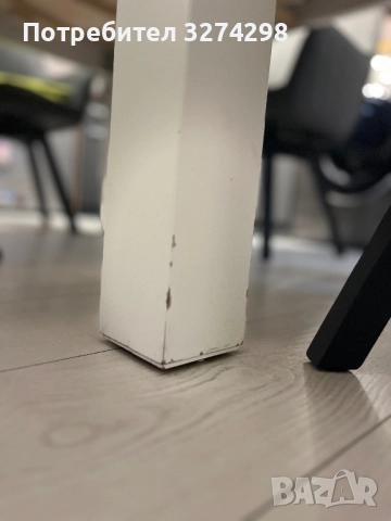 Трапезна разтегателна маса -бял гланц, снимка 7 - Маси - 52720283