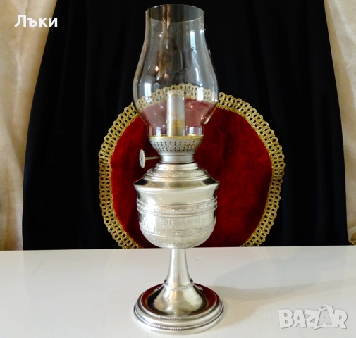 Газена лампа Кosmos Вrenner с картина Лорелай,калаена. , снимка 16 - Антикварни и старинни предмети - 40951161