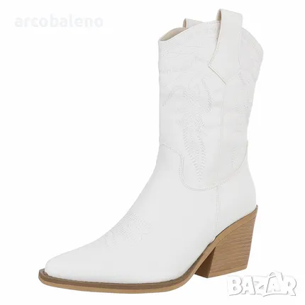 Дамски западни и байкърски ботуши, 4цвята , снимка 2 - Дамски ботуши - 49471336