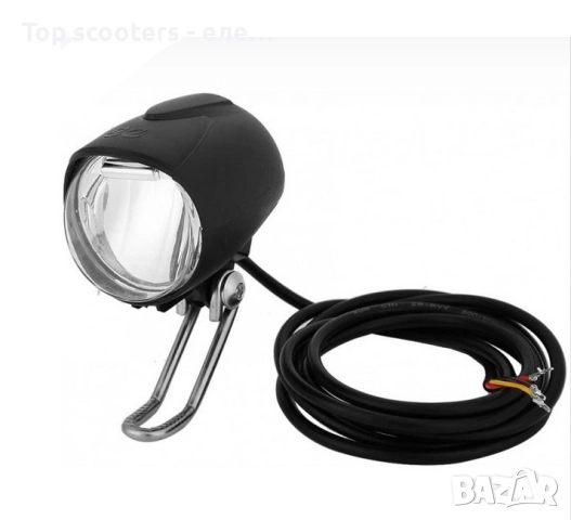Фар LED + клаксон Top scooters / Триколки / Скутери / Тротинетки / Консумативи / Сервиз
