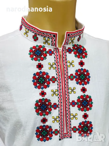 МЪЖКА РИЗА С БРОДИРАНА ШЕВИЦА - Модел 26, снимка 5 - Други - 47852196