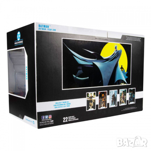 DC MULTIVERSE ACTION ФИГУРА БАТМАН ВТОРА ГОДИНА (ЗЛАТЕН ЕТИКЕТ) 18 СМ, снимка 9 - Колекции - 36343248