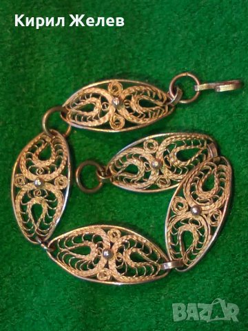 19 ВЕК ФИЛИГРАННО СРЕБРО РЪЧНА ЮВЕЛИРНА ИЗРАБОТКА КРАСОТА СРЕБЪРНА ВЪЗРОЖДЕНСКА ГРИВНА УНИКАТ 20565