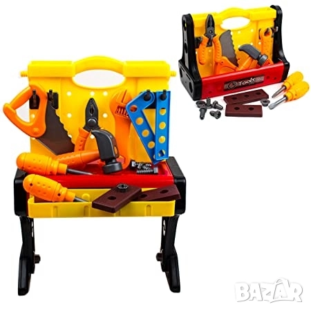 Комплект 2 в 1 Работилница "Млад майстор" , снимка 3 - Играчки за стая - 52438106