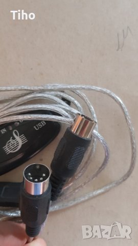 Midi кабел към USB