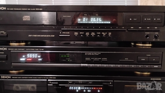 Комплект Denon - Amp,CD,Tuner,Deck, снимка 7 - Аудиосистеми - 52676742