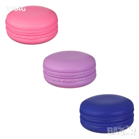Комплект силиконови бурканчета за пътуване макарон 20 мл – 3 броя_1236571, снимка 2 - Други - 52329063