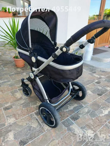  i-Safe System Black Trio Travel System 3-в-1 – комбинирана бебешка количка с кош/седалка, кошче за , снимка 16 - Детски колички - 56194526