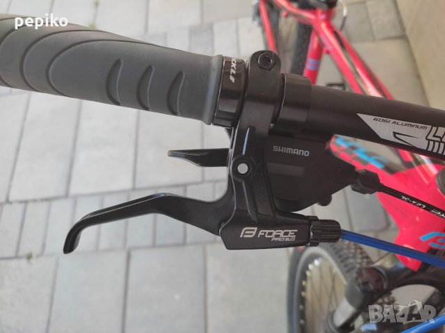 Продавам колела внос от Германия оригинален юношески велосипед FORCE FORCYS 24 цола SHIMANO DEORE XT, снимка 12 - Велосипеди - 33855676