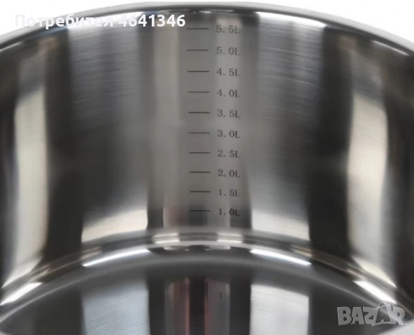 Комплект тенджери Bohmann 16/18/20 см 2.1/2.9/3.9 л неръждаема стомана