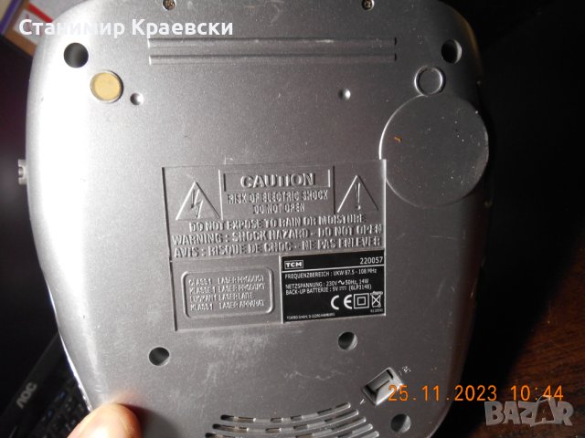 TCM 220057 radio clock alarm cd, снимка 9 - Други - 44366206