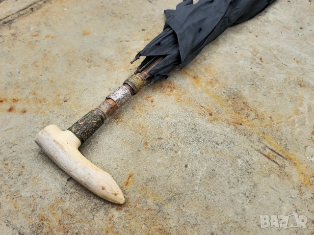 Антикварен Чадър Англия 1890г , снимка 17 - Антикварни и старинни предмети - 52126757