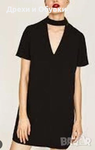 Черна рокля/ туника ZARA , снимка 6 - Рокли - 52801087