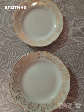 Антикварни чинийки СССР, снимка 4 - Чинии - 48711951