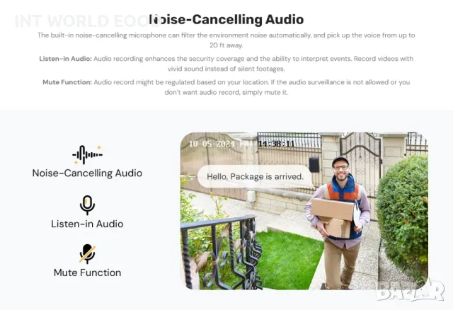 ANNKE C800 4K Външна PoE IP Bullet HIKVISION Камера , снимка 4 - HD камери - 50322414