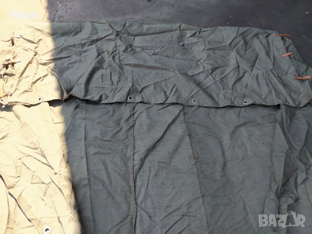 Брезент 3 броя за камион,бус,ремарке /военен/ , снимка 3 - Аксесоари и консумативи - 33856600