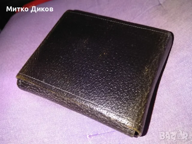 Калъф кожен за 2 чифта карти и те в него винтидж, снимка 4 - Карти за игра - 48347805