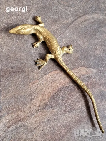 бронзова статуетка гущер 25/3