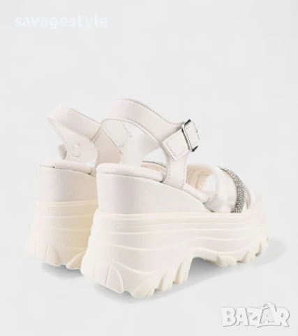 Дамски летни сандали в бяло , снимка 2 - Сандали - 51296200