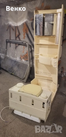 Продавам комплект кемперска баня с касетъчна тоалетна, снимка 4 - Каравани под наем - 53530056