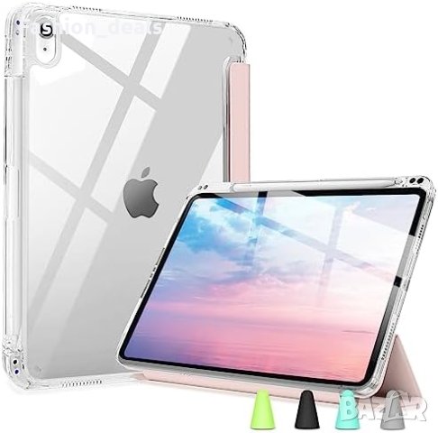 Нов Удароустойчив Калъф за таблет iPad 10-то поколение с държач за молив Подарък, снимка 1 - Аксесоари за Apple - 42188558