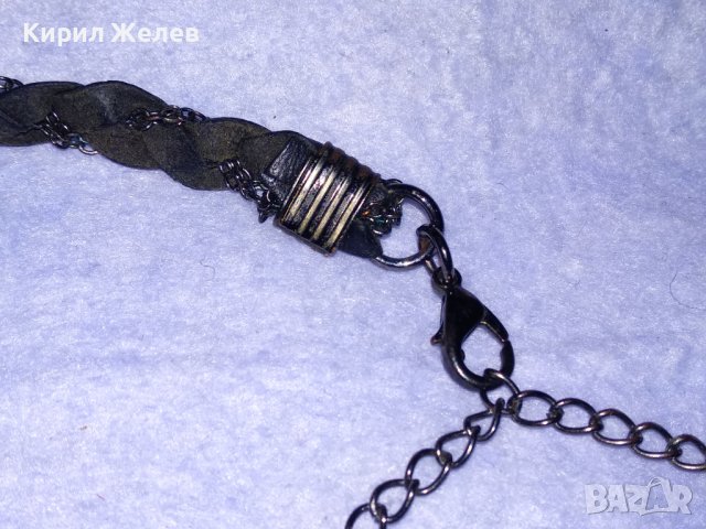 HARD ROCK Марково ЕМАЙЛИРАНО КРИСТАЛНО БЕЛ ЕПОК СТИЛ АРТ КОЛИЕ от МАТИРАНА БЛАГОРОДНА СТОМАНА 38715, снимка 12 - Колиета, медальони, синджири - 41761968