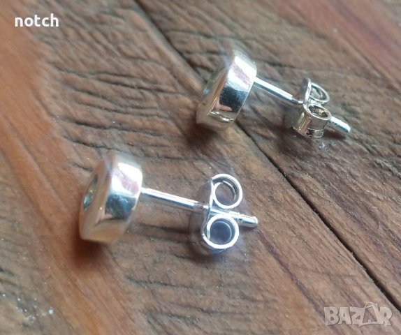 Сребърни обеци, снимка 2 - Обеци - 39921145