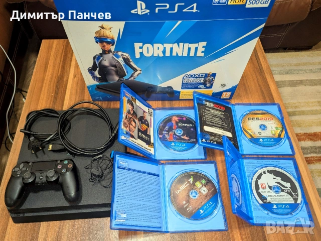 Игрова конзола Sony PlayStation 4 с игри, снимка 3 - PlayStation конзоли - 53825706