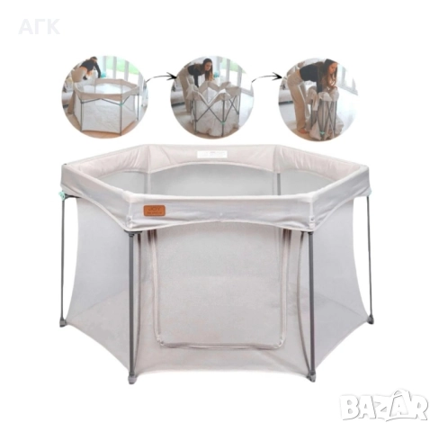 Бебешка кошара за игра, снимка 5 - Кошарки - 51702900