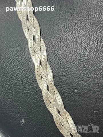 Сребърно колие 925, снимка 3 - Колиета, медальони, синджири - 48277195