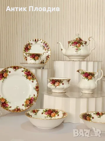 Сервиз за двама Royal Albert - 14части, снимка 3 - Сервизи - 56019322