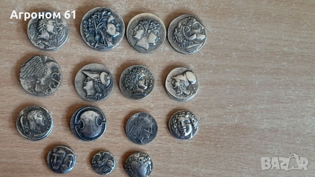 Римски монети и тетрадрахми - реплика цената е за брой, снимка 6 - Нумизматика и бонистика - 53734320