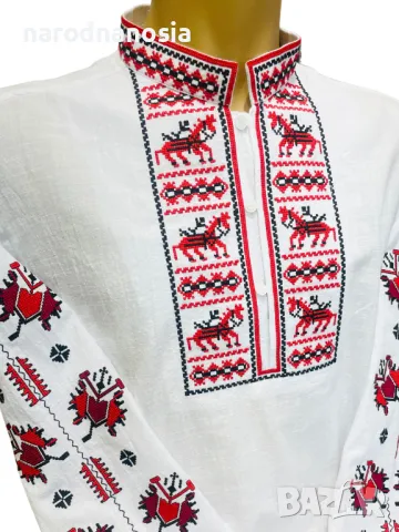 МЪЖКА РИЗА С БРОДИРАНА ШЕВИЦА - Модел 31, снимка 6 - Други - 49201491