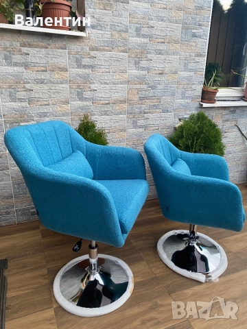 Комплект от 2 кресла Homcom, снимка 4 - Столове - 52399315