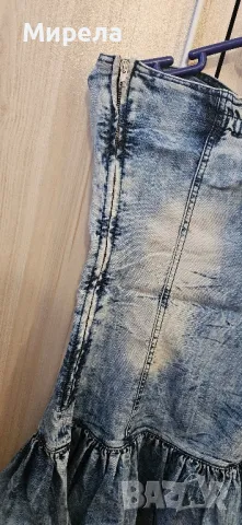 Дънкова рокля , снимка 3 - Рокли - 49842734