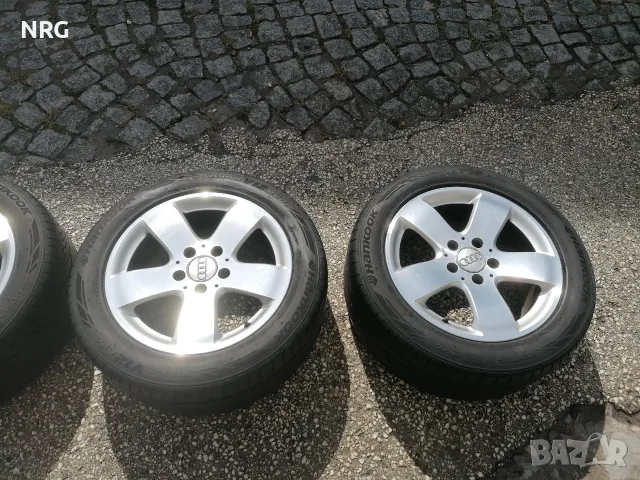 Алиминиеви Джанти 16 цола 5x112 Mercedes Audi+Гуми Hankook 225 50 16 , снимка 3 - Гуми и джанти - 56079790