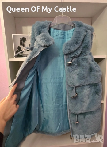 Уникален дамски елек, снимка 3 - Якета - 52345969