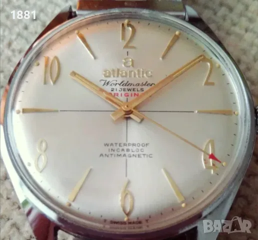 Луксозен мъжки ръчен часовник ATLANTIC Worldmaster Swiss., снимка 3 - Мъжки - 55930948