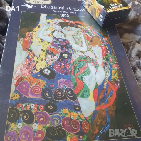 Пъзел Bluebird от 1000 части – Момата | Густав Климт , снимка 3 - Пъзели - 52108495