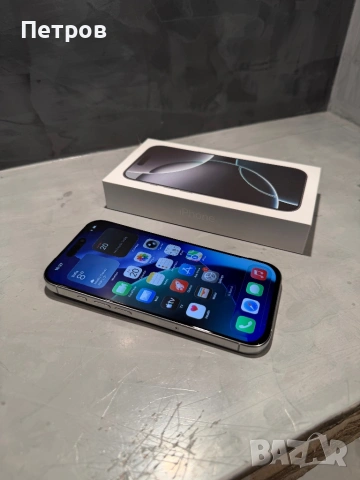 КАТО ЧИСТО НОВ Iphone 16 Pro White Titanium, снимка 7 - Apple iPhone - 53563320