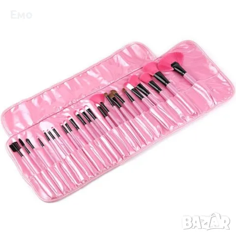 Промоция: Професионале комплект от 24 броя четки за грим в удобна чантичка HZS64, снимка 2 - Козметика за лице - 47916823